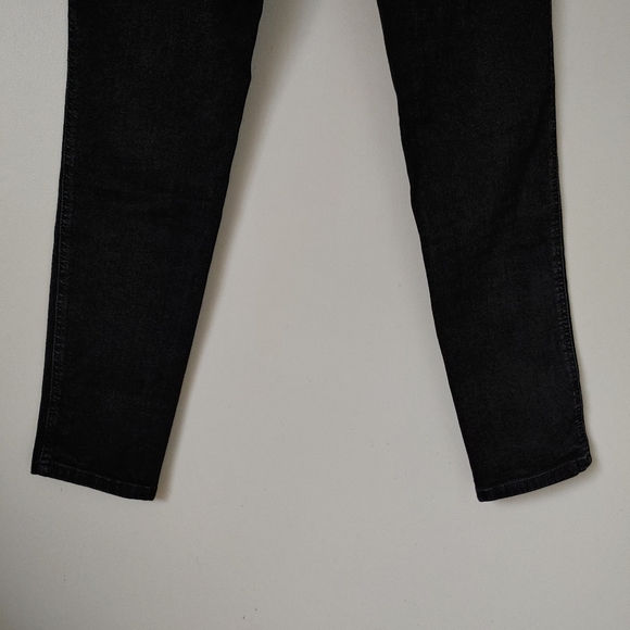 Sezane Perfect Slim Jeans Organic Cotton Black Size 30 - Picture 15 of 16